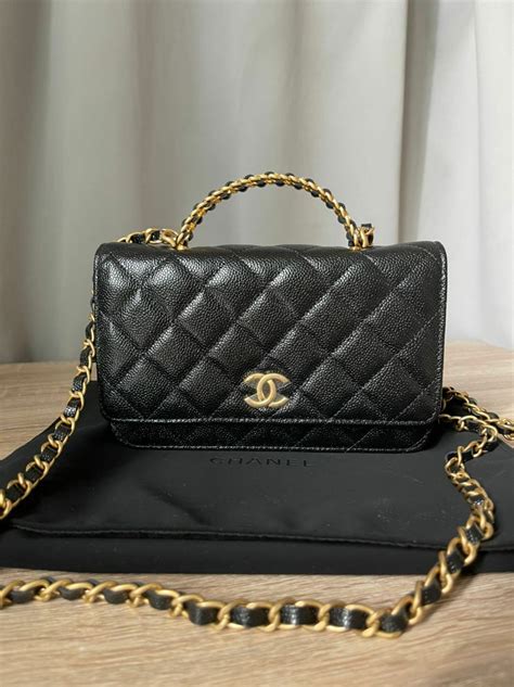 chanel woc top handle|chanel handbags on chain.